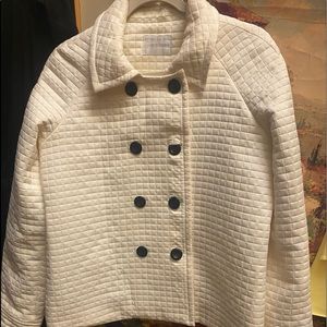 Erin London waffle jacket Large new